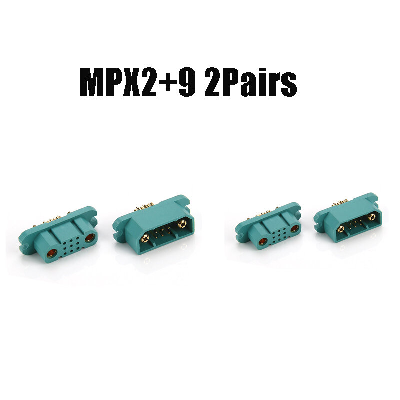 Mpx Connectors Rc MPX2+9 Connector JX9 Multi Wire Servo Extension Male Female Plug Signal ...