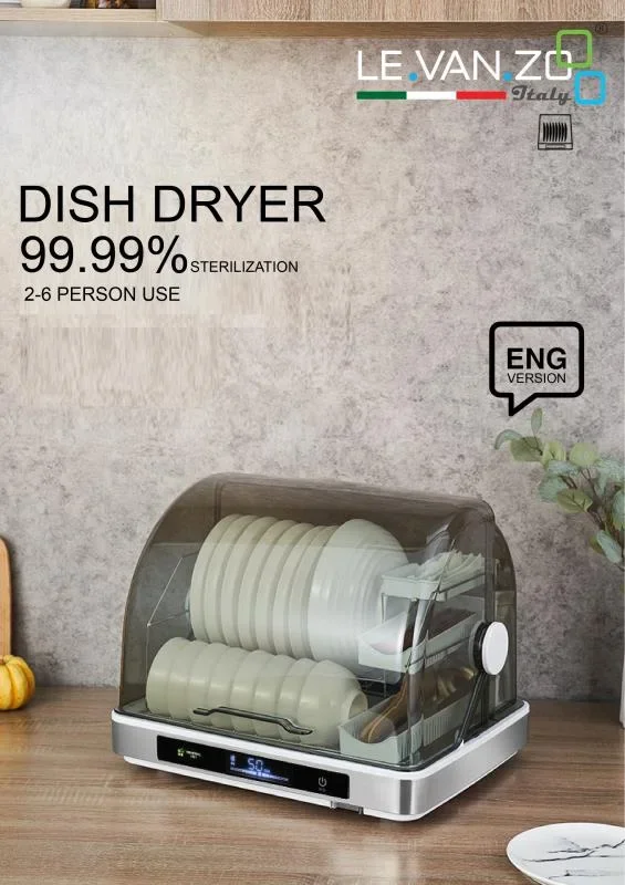 Lavenzo electric Dish Dryer 43L built in uv light sterilization 99.99%