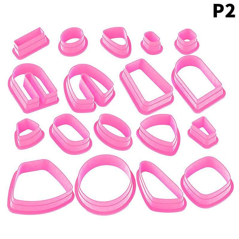 EELHOE | Polymer Clay Earring Cutter 1Set Multiple Shape Clay Tools DIY Jewelry Making Mold for Cookie Biscuit Crafting