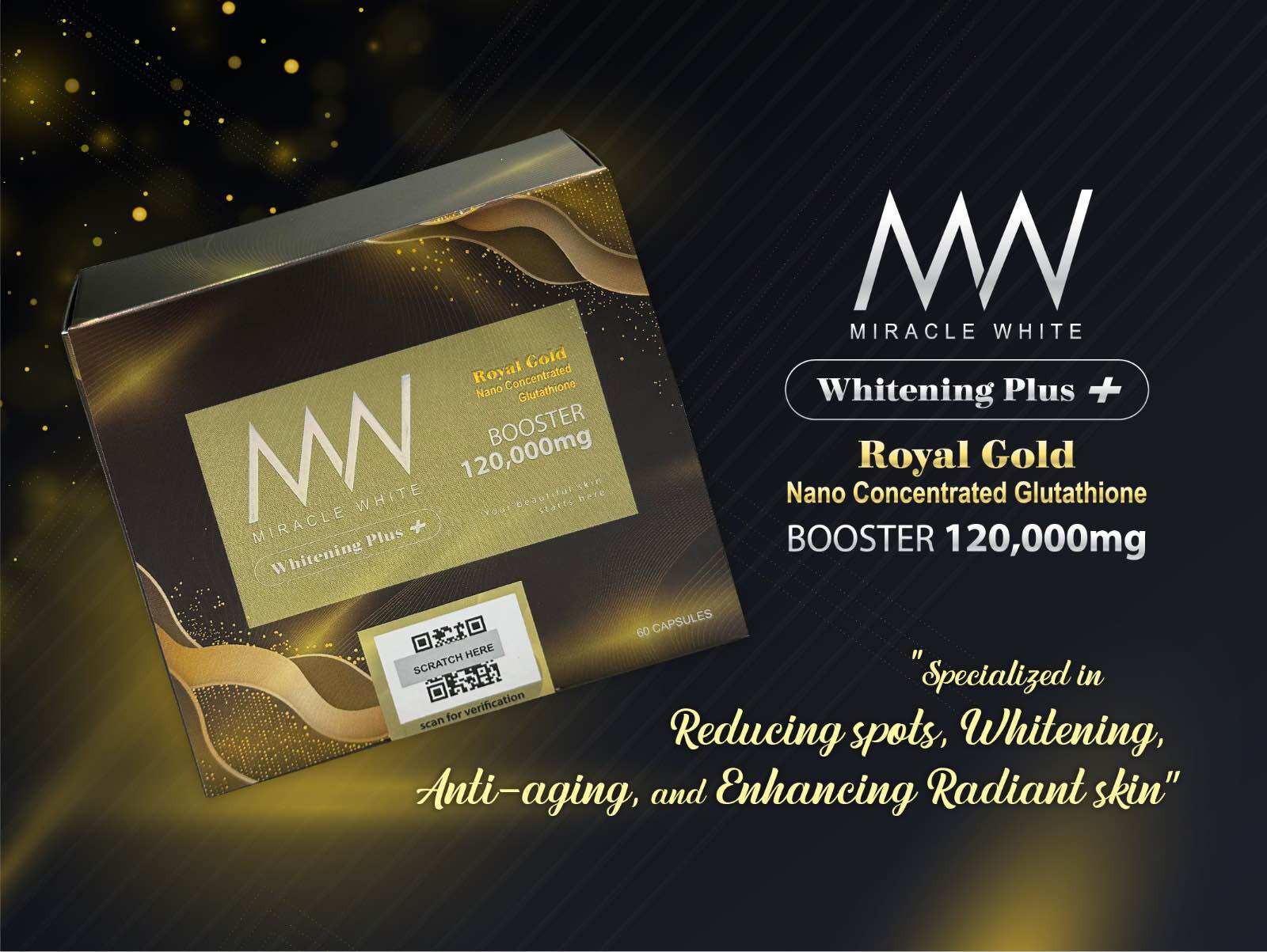 Miracle White Glutathione - Original Formula, Expiry 2028, Royal Gold &  Pink | Lazada Malaysia