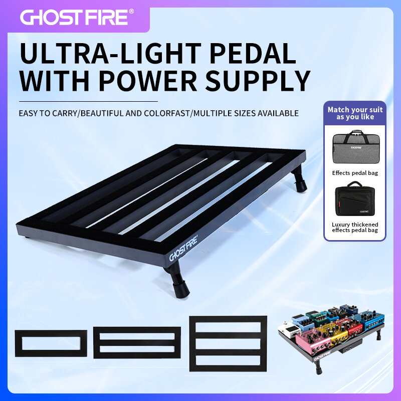 Ghost Fire Different Size Aluminum Alloy Super Light Portable Electric Guitar Pedal Board Effect Pedalboard ราคา 588 บาท*ส่งฟรี