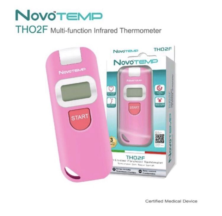 NOVOTEMP TH02F NonContact Thermometer (Blue/ Pink) Lazada
