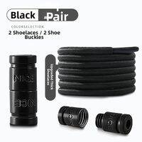FENKAN | Lace-Free Shoe Laces Elastic Round Rope with Fixed Clasp