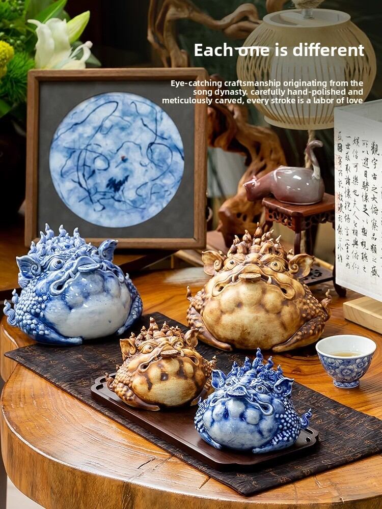 SUILAN | Lucky Money Attracting and Ghost-Confusing Golden Toad Incense Burner Creative Chinese Style Decorative Item - Jenama SUILAN Harga 356 Ringgit*Penghantaran Percuma