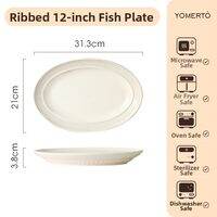Yomerto | Fish Steaming Special Deep Dish Plate