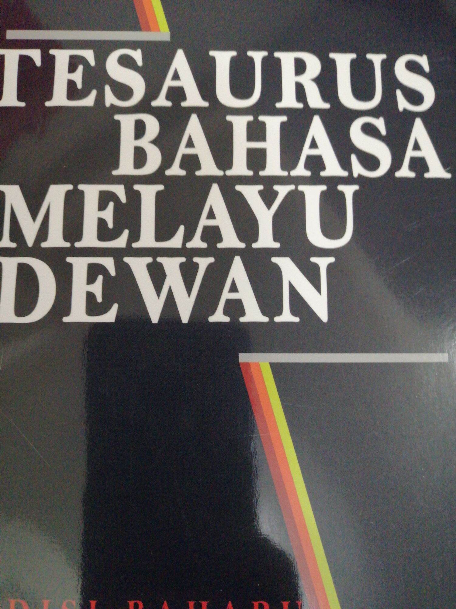 Thesaurus Bahasa Melayu Dewan ada 5400 perkataan entri18000 subentri