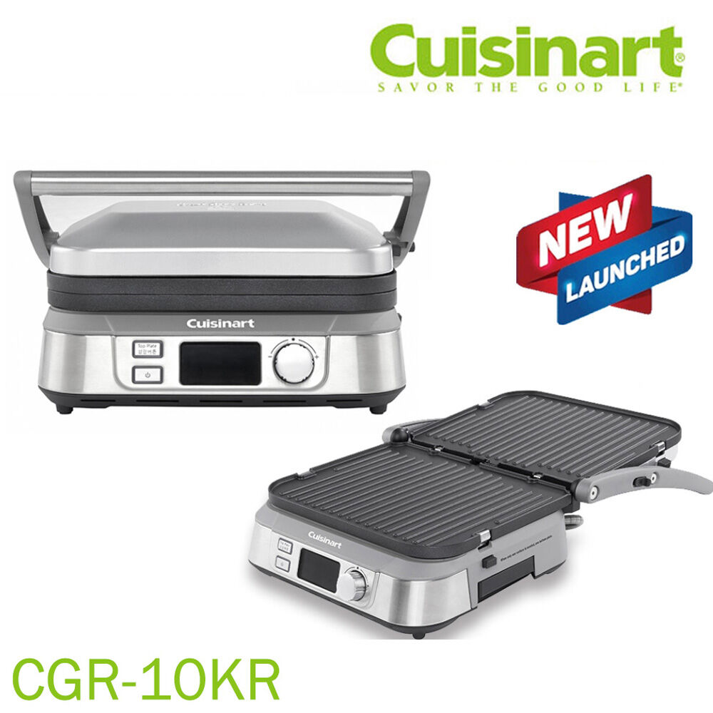 Cuisinart GR-4NKR Electric Grill Meat Griddler Removable Plates