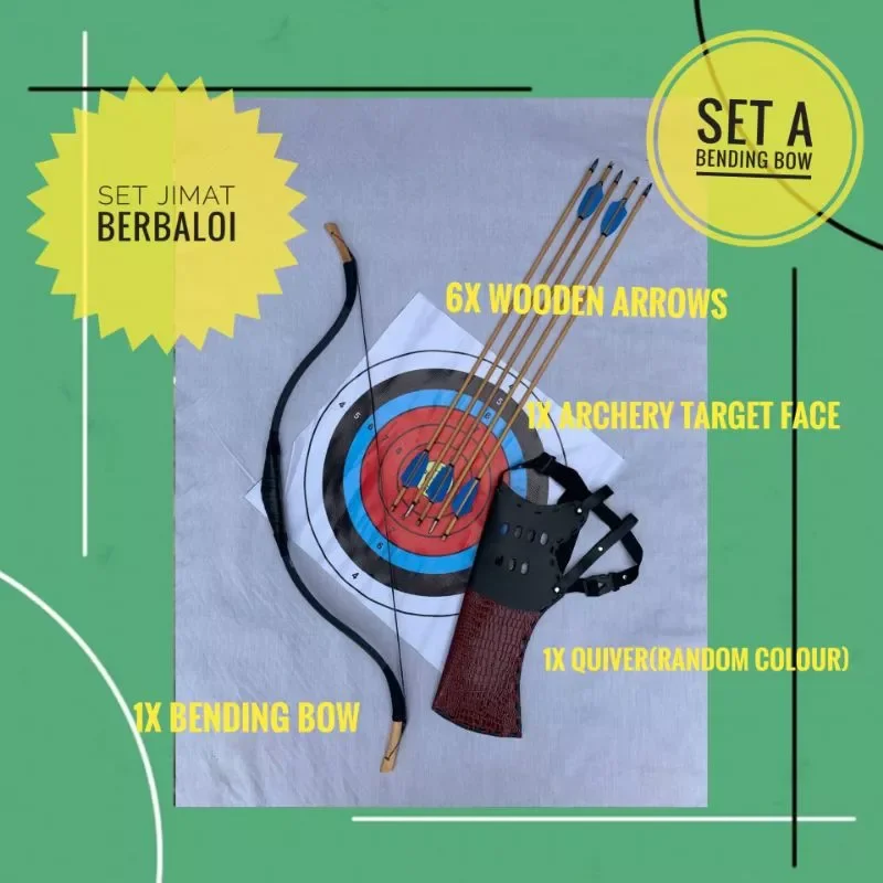 Archery Turkish bending bow set busur Lazada