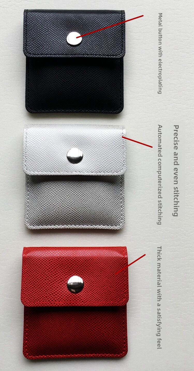 Modern Leather Pocket Ashtray Portable Sealed Smoking Accessory_voghion.com