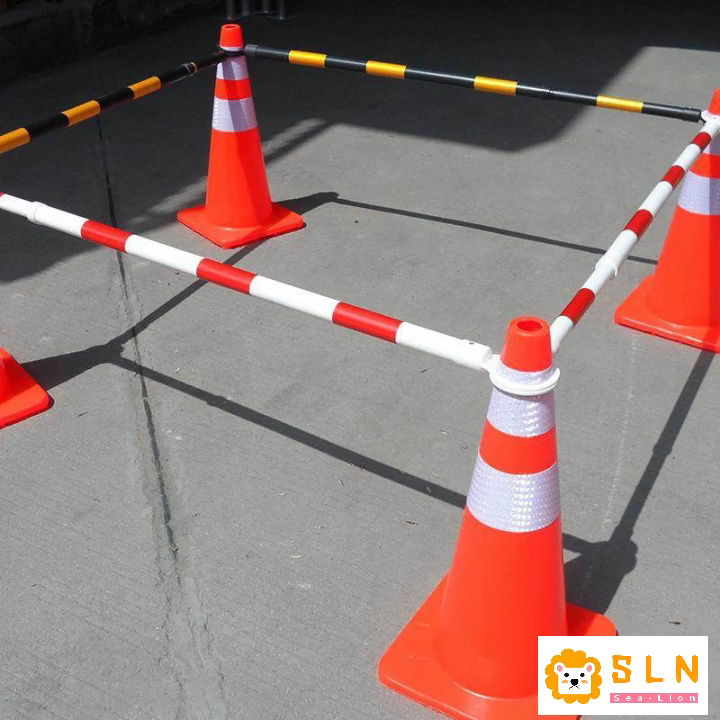Expandable Retractable Traffic Cone Bar Barrier for Road Safety Safety ...