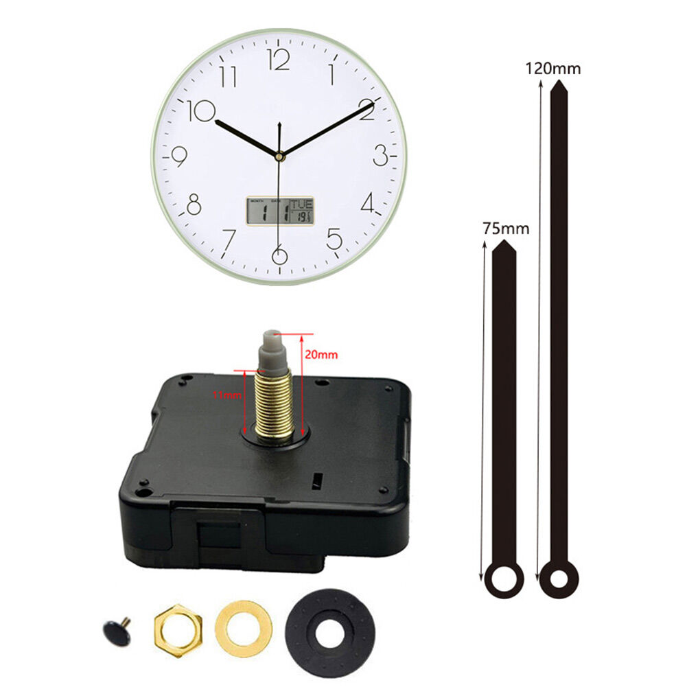 Wall Silent Clock Movement Quartz Movement Hands Repair Parts Replacement Tool DIY Clock Movement 30CM Diameter Wall Clock Part