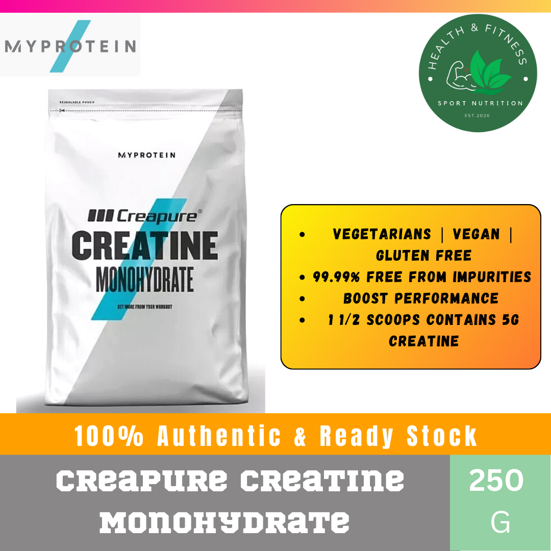 Myprotein CREAPURE Creatine Monohydrate 250g UNFLAVOURED [EXPIRY