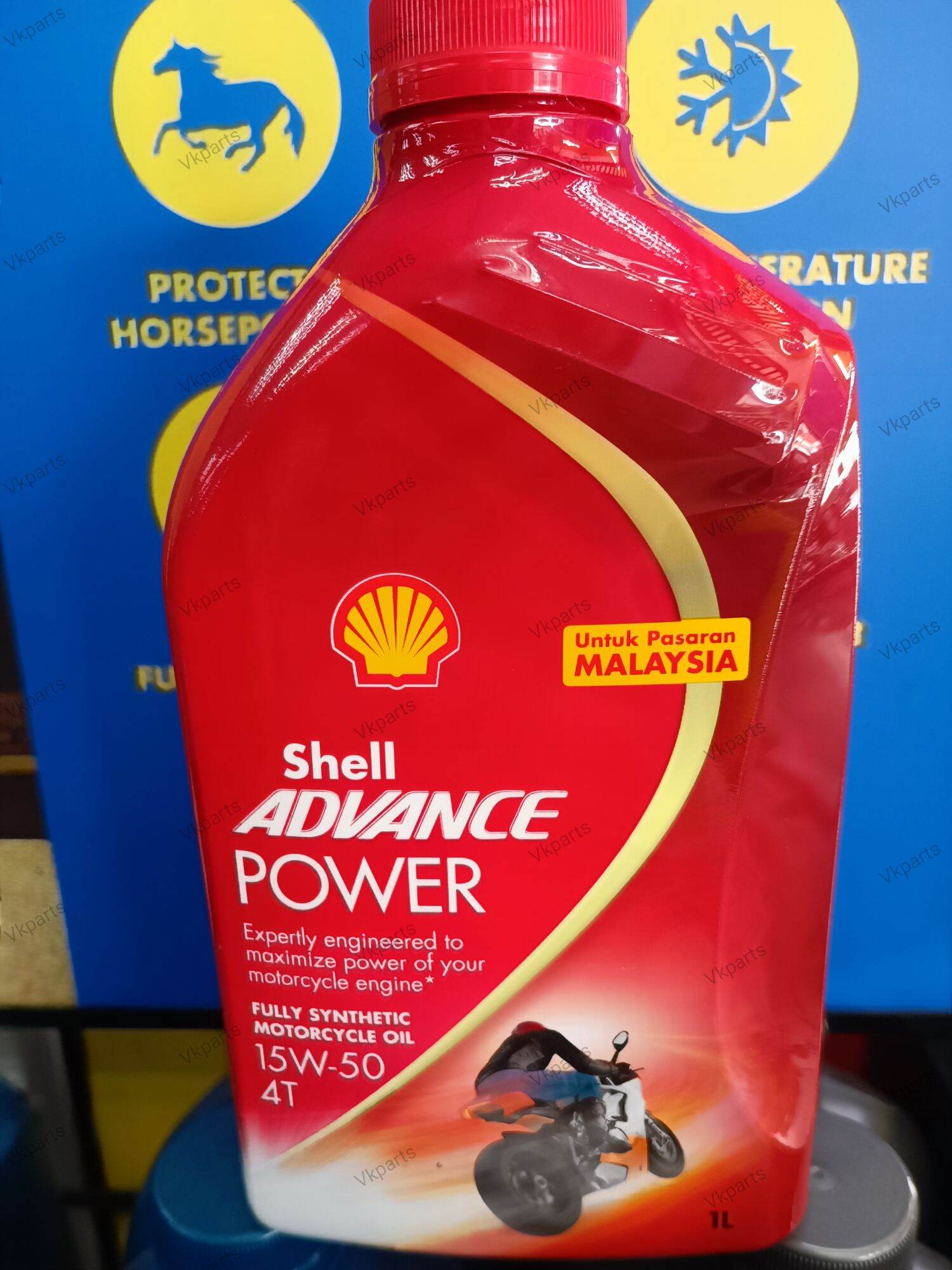 Shell Power 15W50 Advance 4T Original Fully Synthetic