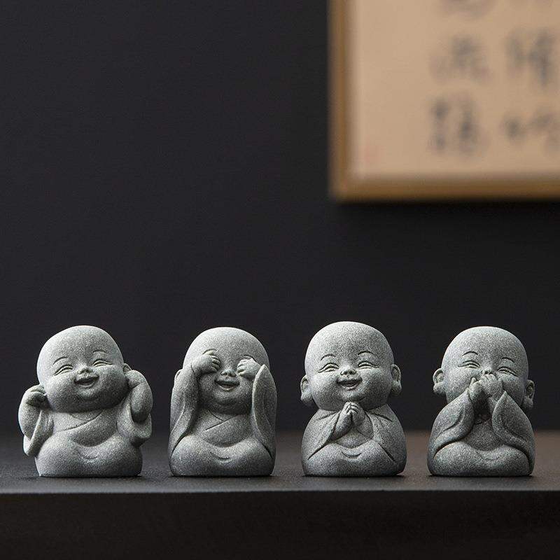 Creative Monk Desk Decoration