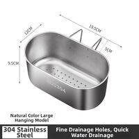 Stainless Steel Kitchen Sink Strainer Vegetable Washing Basket Drain Basket Sink Filter Basket Kitchen Drainage Basket