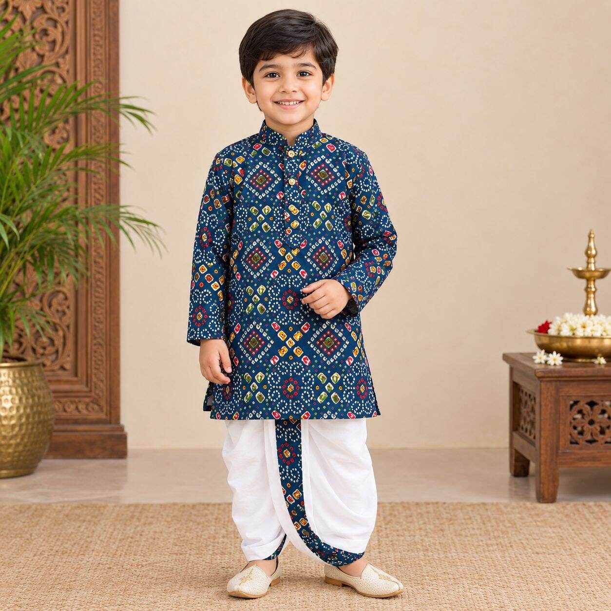 Kurta dhothi style