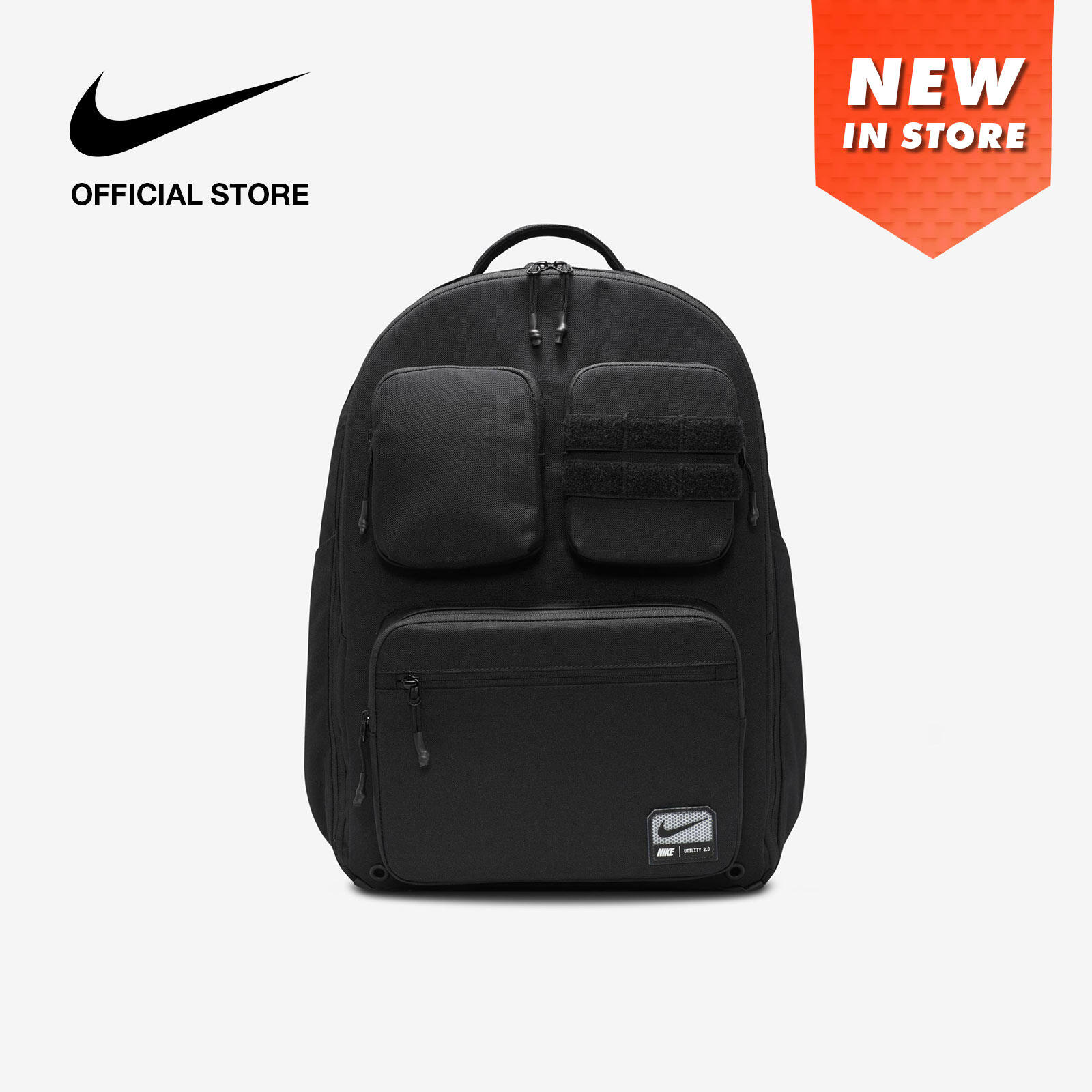 academy nike brasilia backpack Nike Brasilia Mesh 9.0 Backpack Black/White 01