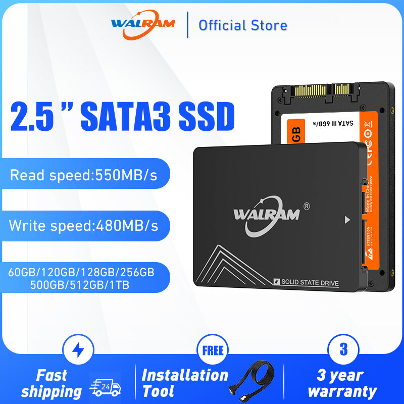 Walram SSD 240GB UP To 560MB/S SATAIII hard Drive Disk Laptop Hard Disk SATA3 Drive for Laptop Desktop 240 GB | Lazada