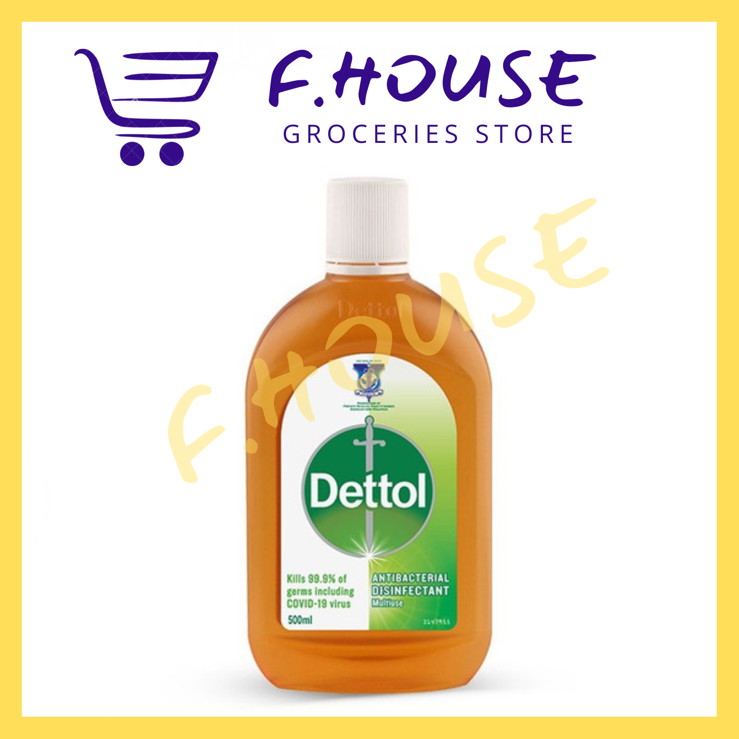 Dettol Brown Antiseptic Liquid 500ml Lazada