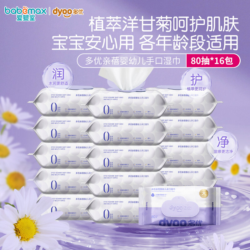 Infant Wet Wipes 80 Sheets