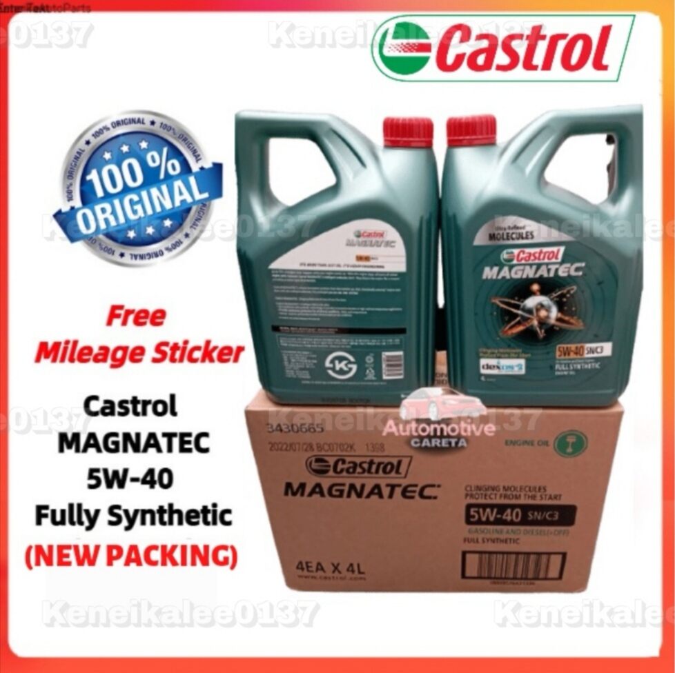 P00F42F-02 Castrol Magnatec FeelMe 5W40 C3 Fully Synthetic Engine Oil 4 liter for Gasoline or Diesel Engine