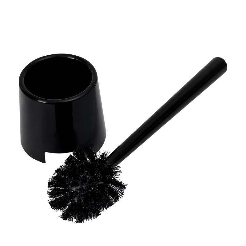 IKEA BOLMEN Toilet brush/holder, White / Black Lazada