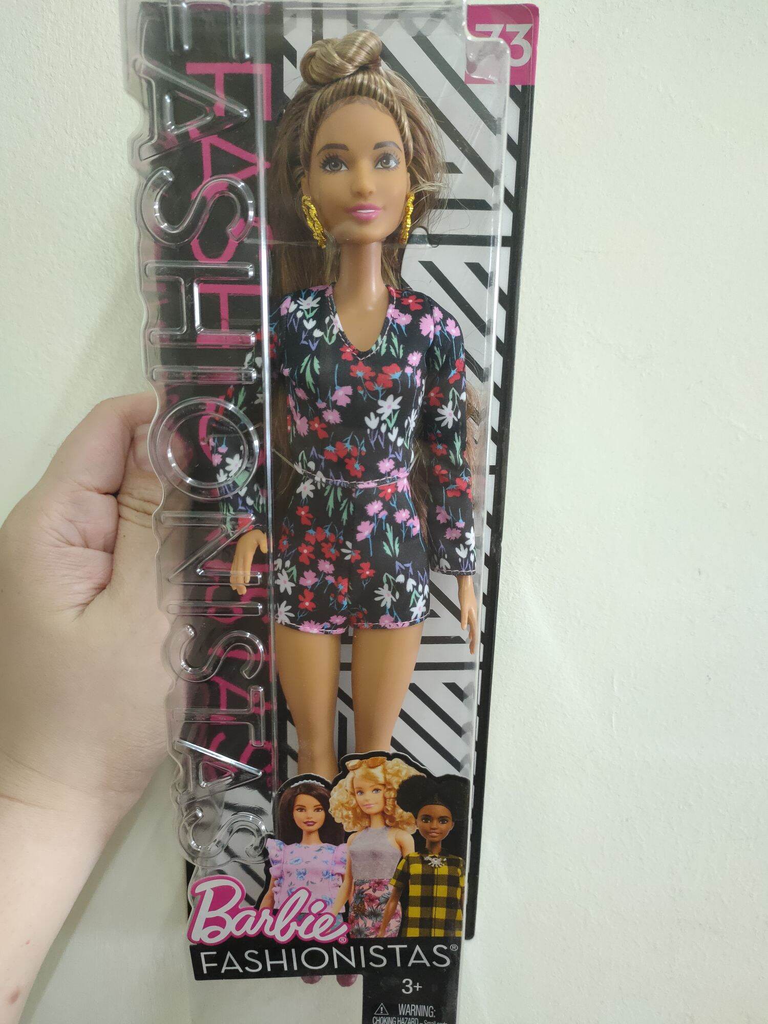 Barbie Fashionista doll with grey mouse print dress and ruffled sleeves and pink booties and sun glasses lavender hair toys for girl - Lazada | Lazada Barbie Fashionista doll with grey mouse print dress and ruffled sleeves and pink booties and sun glasses lavender hair toys for girl - Lazada | Lazada