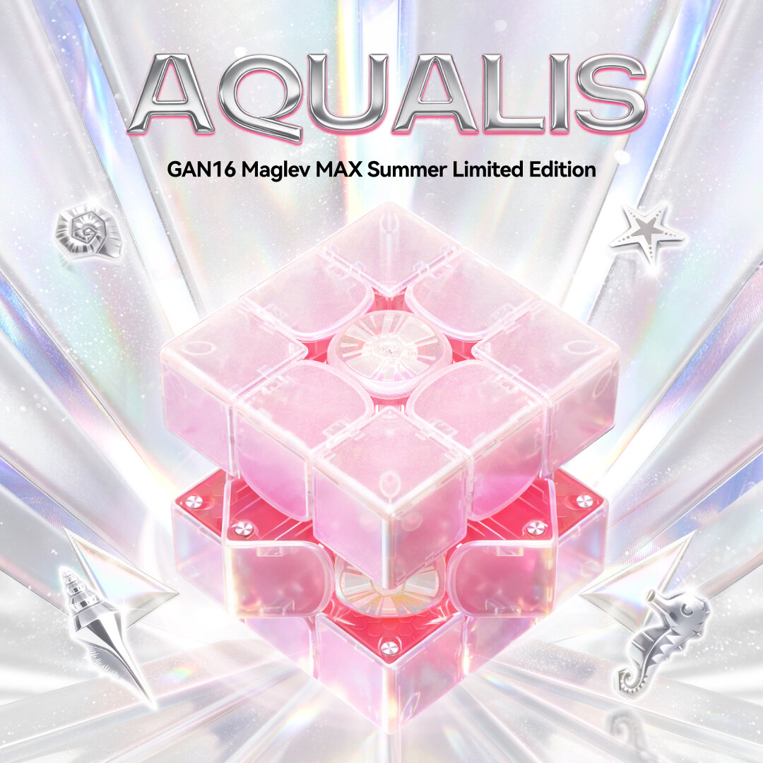 [GAN16 Maglev MAX 2026 Summer Limited Edition AQUALIS Speed Cube,Gan16 Maglev Max Summer 2026 Limited Edition Aqualis Speed Cube,] ราคา 3,399 บาท*ส่งฟรี