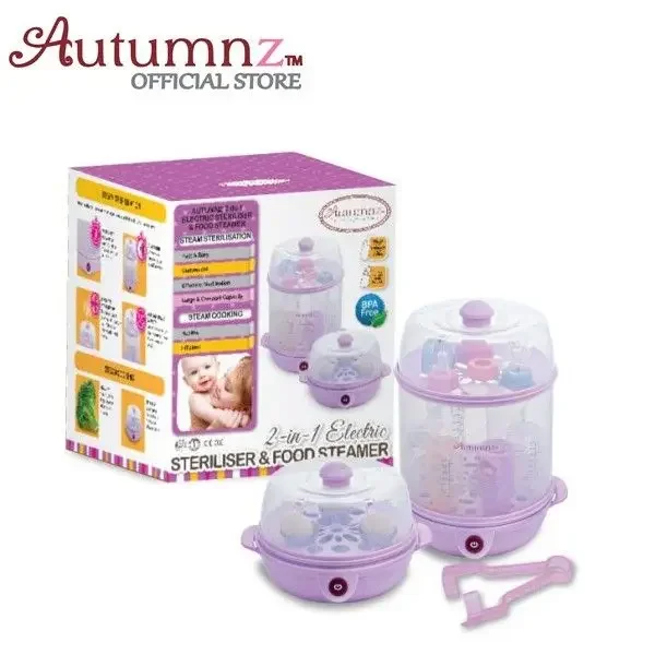Autumnz 2 In 1 Electric Steriliser And Food Steamer