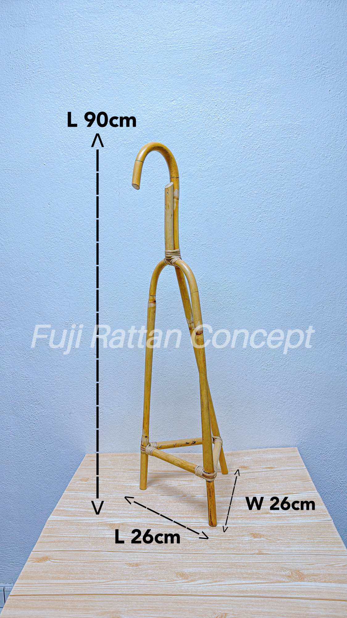 Safety Stick Rattan 32-35inch Rattan Manau Stick | Rotan Manau | Tongkat | Walking Stick ...