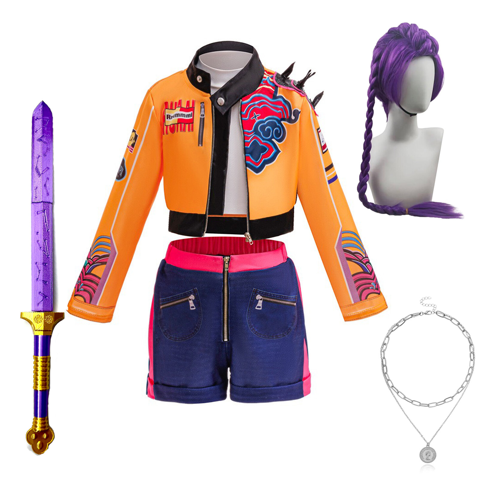 Costume Korean-Pop Kids KoreanPop Singer Cosplay Girls Dress for Birthday Party Halloween Carnival Harga  137 Ringgit*Penghantaran Percuma