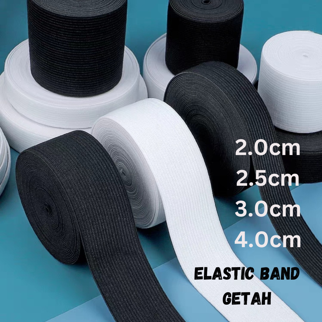 3 Meters Soft Elastic Getah pinggang lembut Getah Kain Getah Lembut Elastic Band SUPERIOR QUALITY