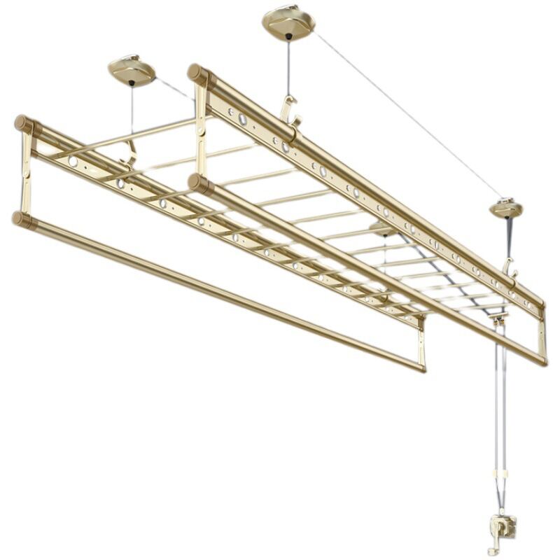 Elevating Drying Racks Balcony Hand Winch Clothing Rod Handy Gadget