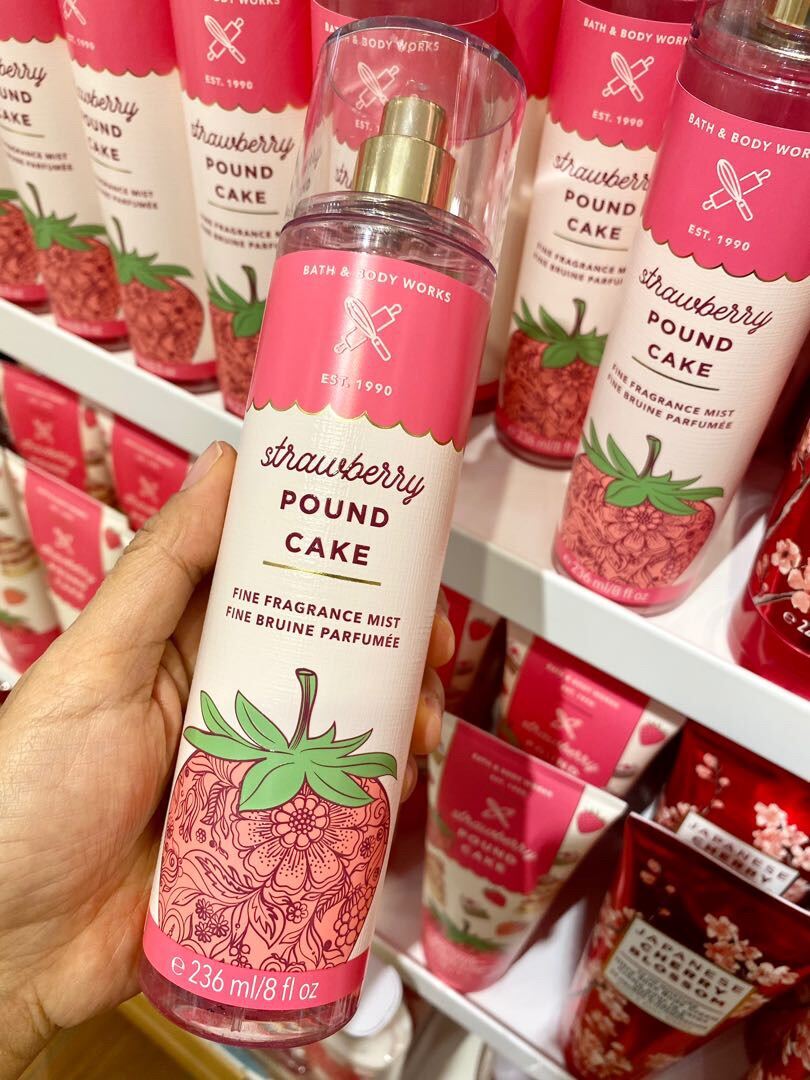 strawberry pound cake mist