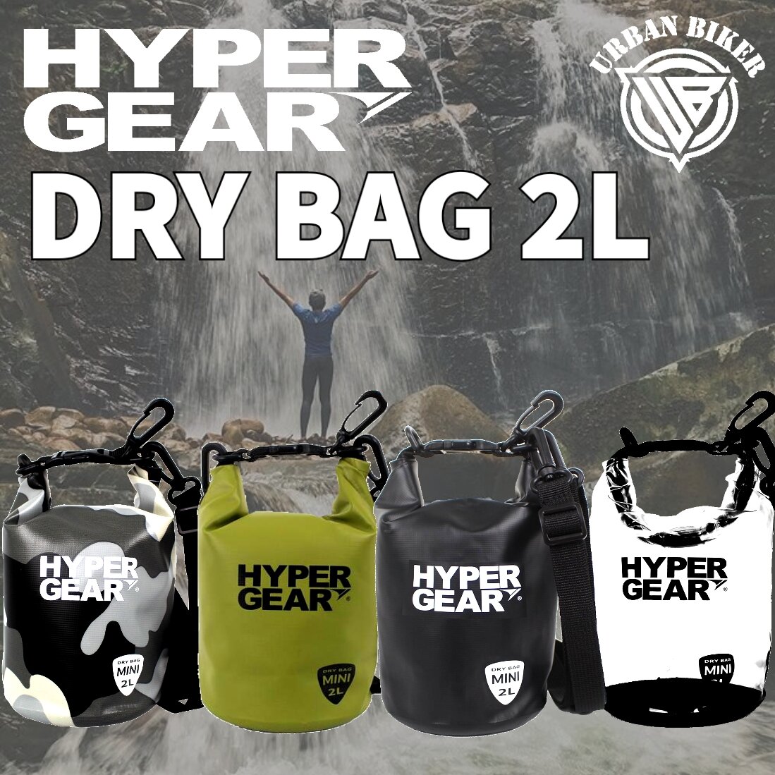 HYPERGEAR DRY BAG MINI 2L-Water Proof Bag-(Authentic Product