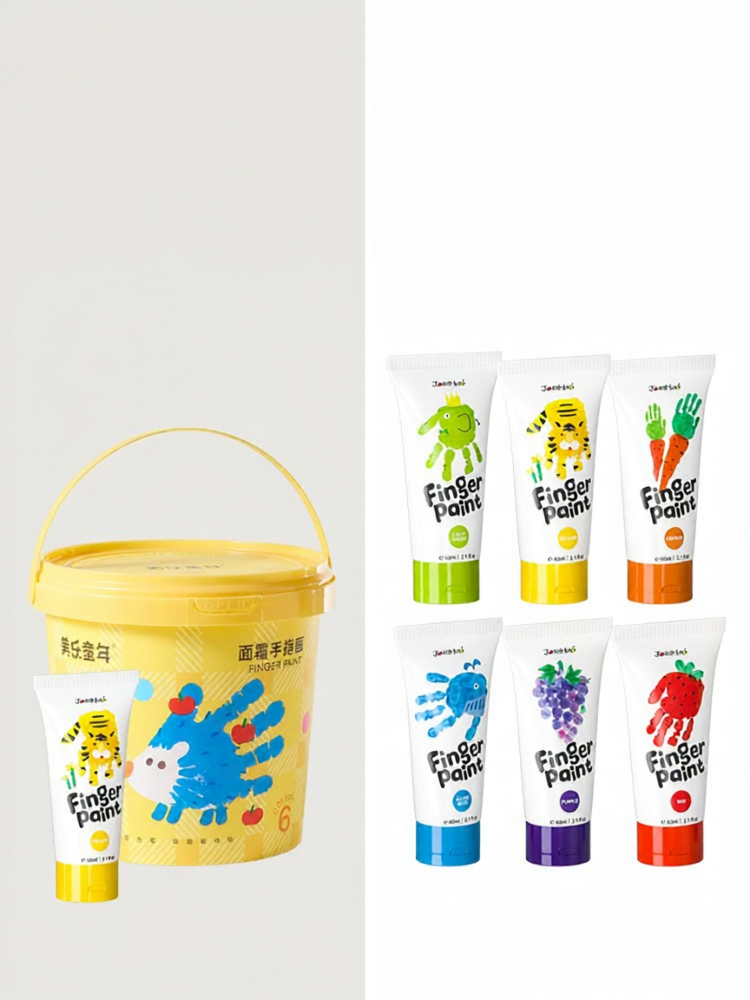 Child Safe Washable Finger Paint Set