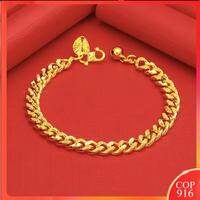 Gelang Tangan emas bangkok cop 916 Bracelet Lipan pasir