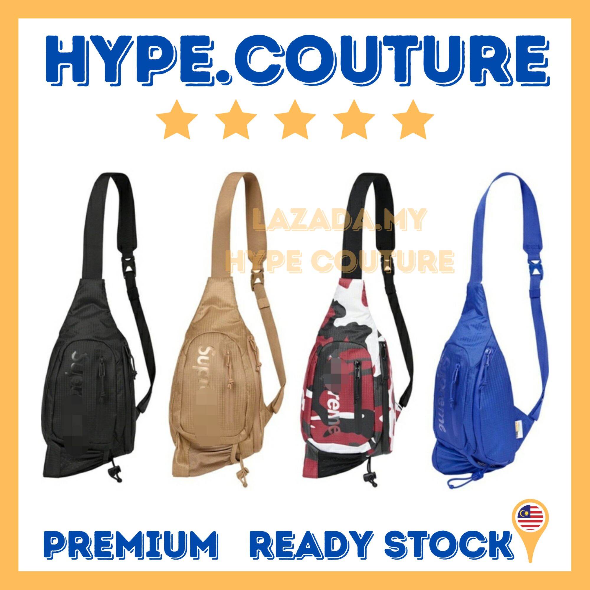 Supreme Waist Bag SS20 Yellow Bag Fashion Bag College Bag