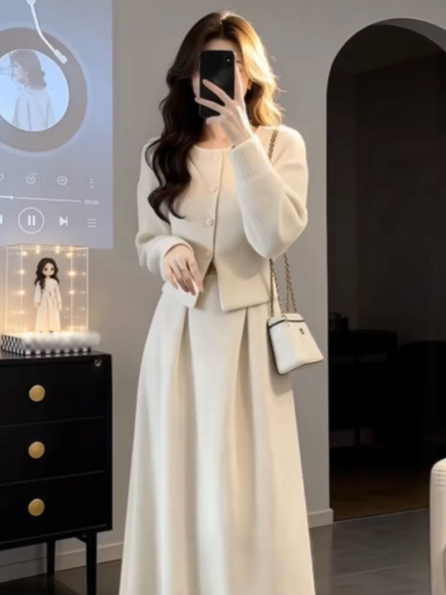 BIFEIMENG | Unique Stylish Elegant Winter Dress Set Harga 108 Ringgit*Penghantaran Percuma