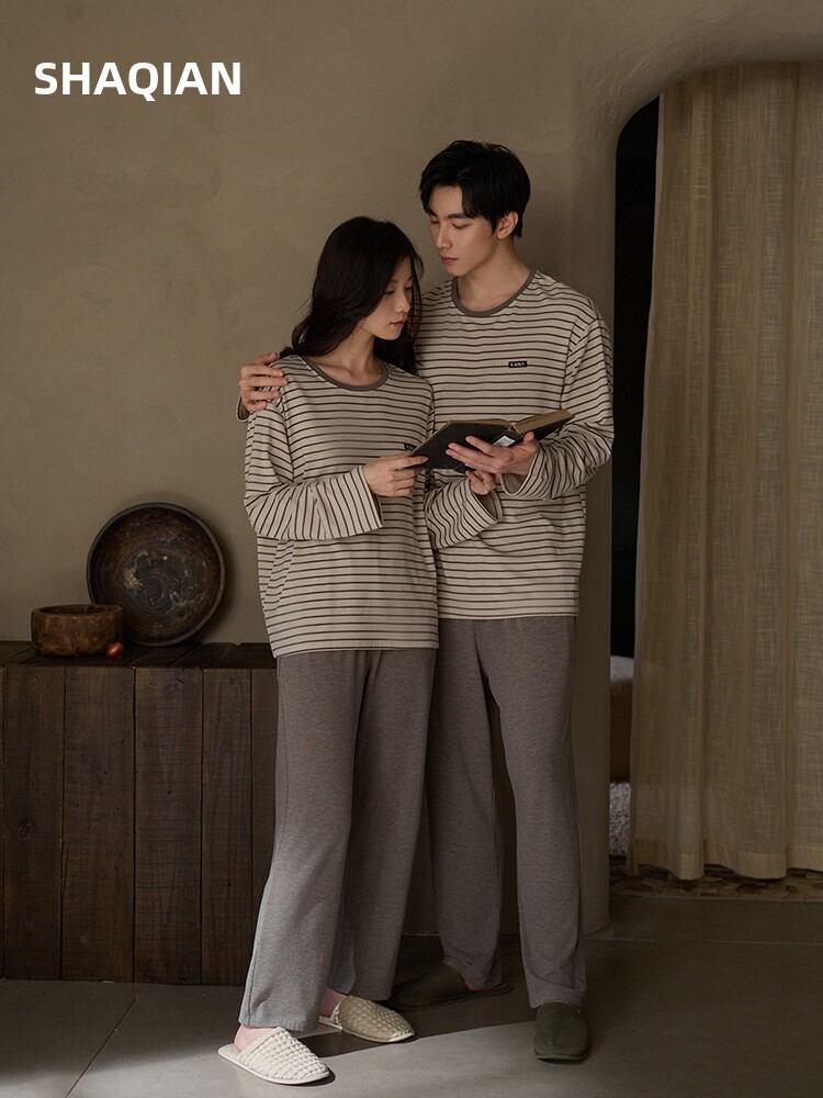 SHAQIAN | Comfortable Couple Sleepwear Set Cotton - Jenama SHAQIAN Harga 119 Ringgit*Penghantaran Percuma