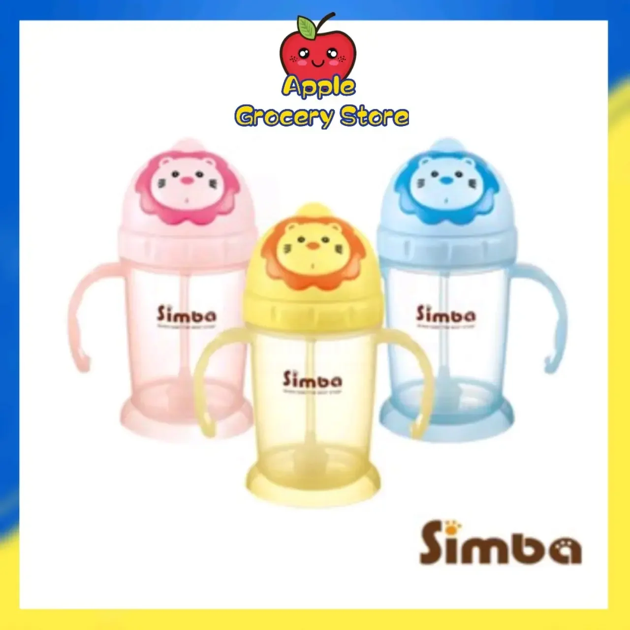 Simba Flip it Straw Training Cup 240ml （Malaysia Stock）