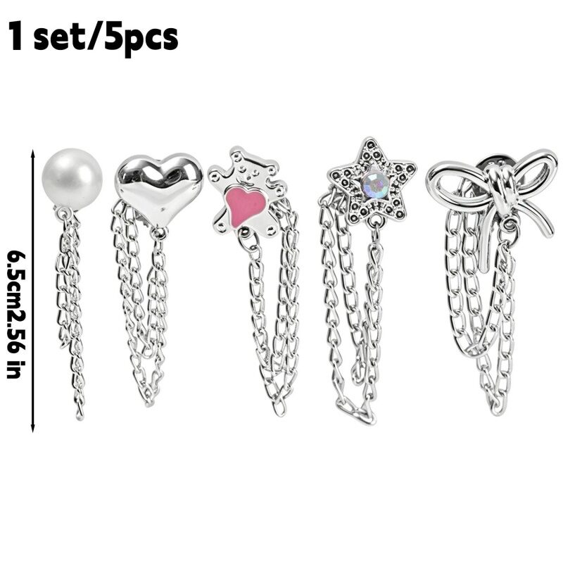 10Pcs Clothing Length Adjuster Clips Pants Cuff Fixing Buckle No Sew Detachable for Jeans T-Shirts Shirts Headscarves