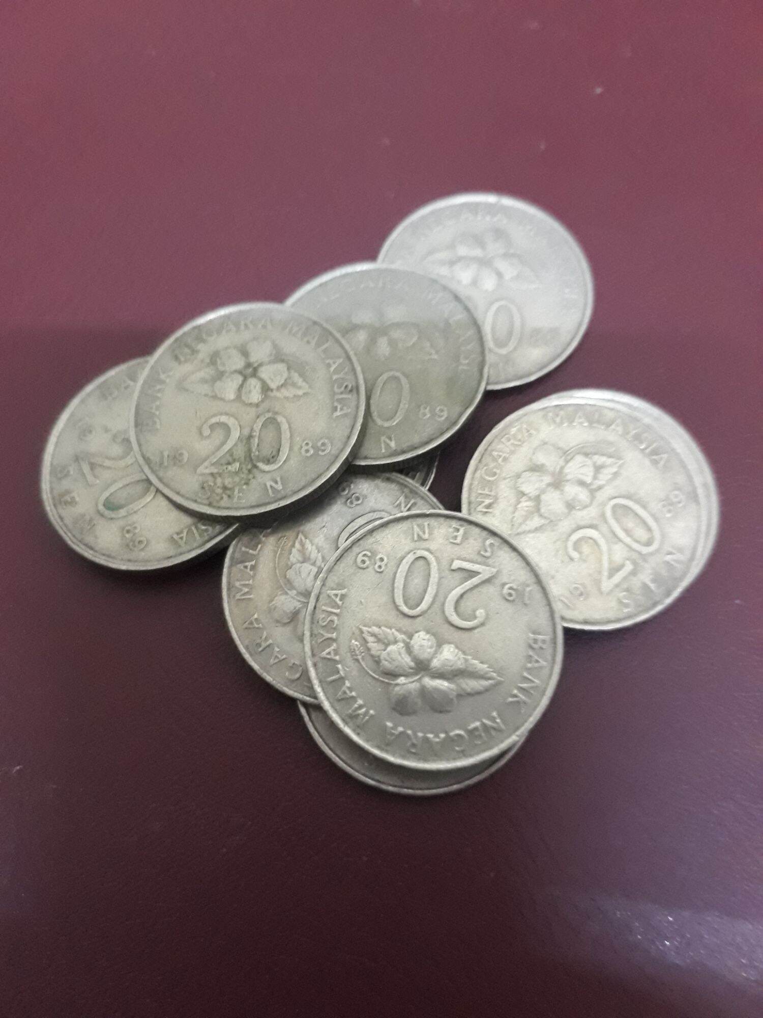 Singapore 20 Cents Coin (1967-1985 Swordfish) & Malaysia Bunga Raya  Collection | Lazada Malaysia