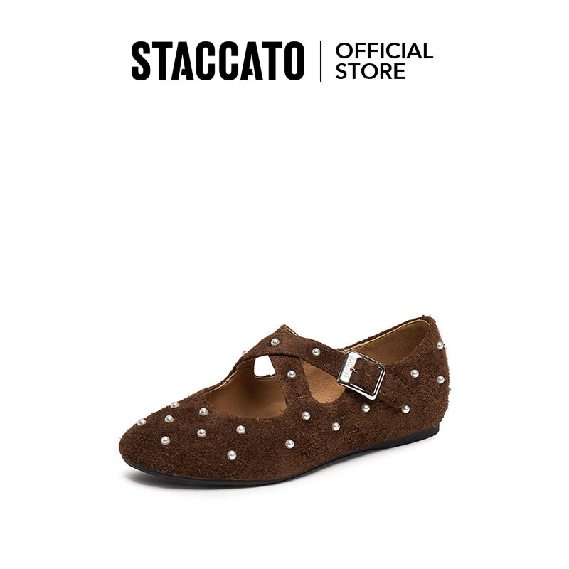 Staccato Women's Mary Jane Flat Shoes Pumps J1191 ราคา 4,590 บาท*ส่งฟรี