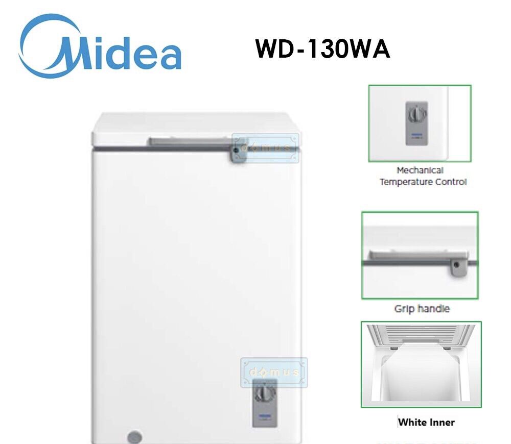 midea freezer 130l