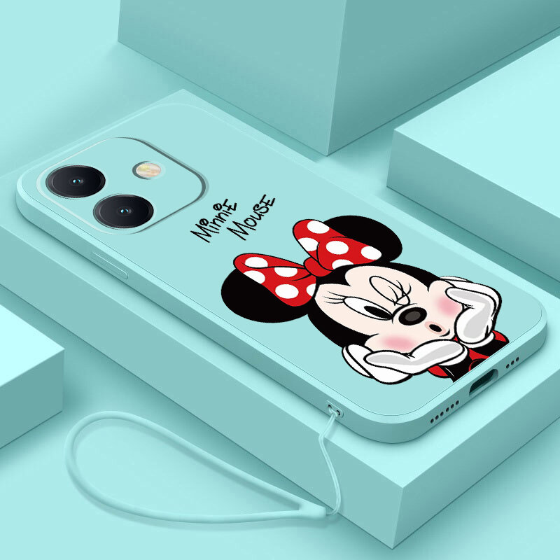 OPPO%20A5i%20Pro%20A5iPro%20Matte%20Liquid%20Silicon%20Square%20Casing%20Cartoon%20Minnie%20Mouse%20Soft%20Case%20Cover%20-%20Image%204