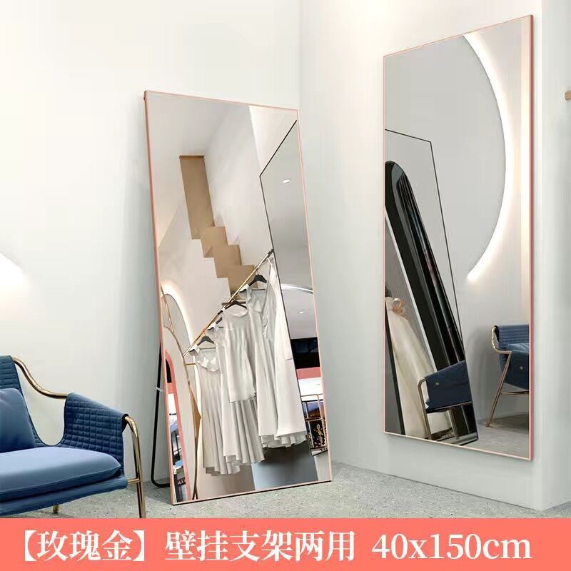 Standing Long Mirror Wall Full Body Mirror Fulllength Stand Girl
