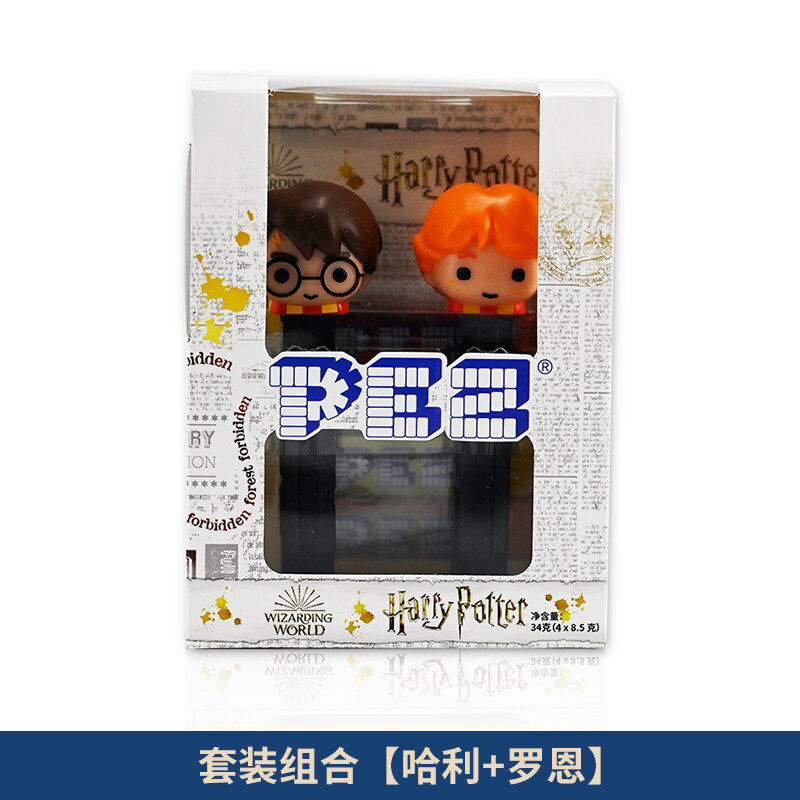 Pez PEZ Sugar Harry Potter Candy 2+4 Gift Packing Celebrity European Imported Good