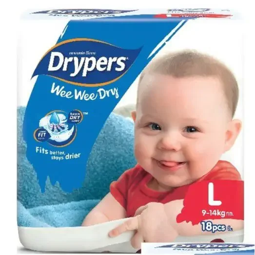 Drypers Wee Wee Dry Size L (18pcs)