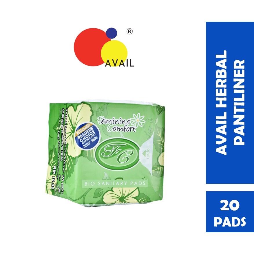 【100 ORIGINAL】AVAIL FC BIO SANITARY PADS PANTY LINER / DAY USE